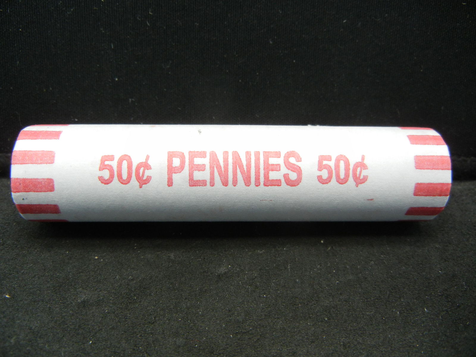 Paper Wrapped Roll of Mixed United States Lincoln Wheat (1 of 3)