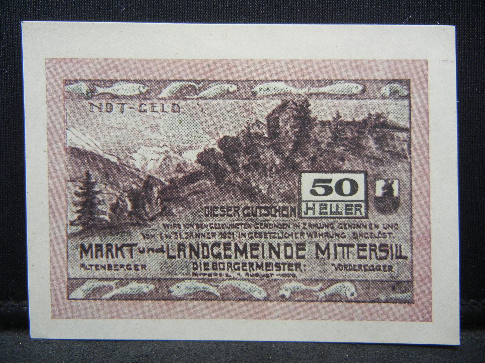 1920 German Notgeld Crisp Uncirculated Note (1 of 2)