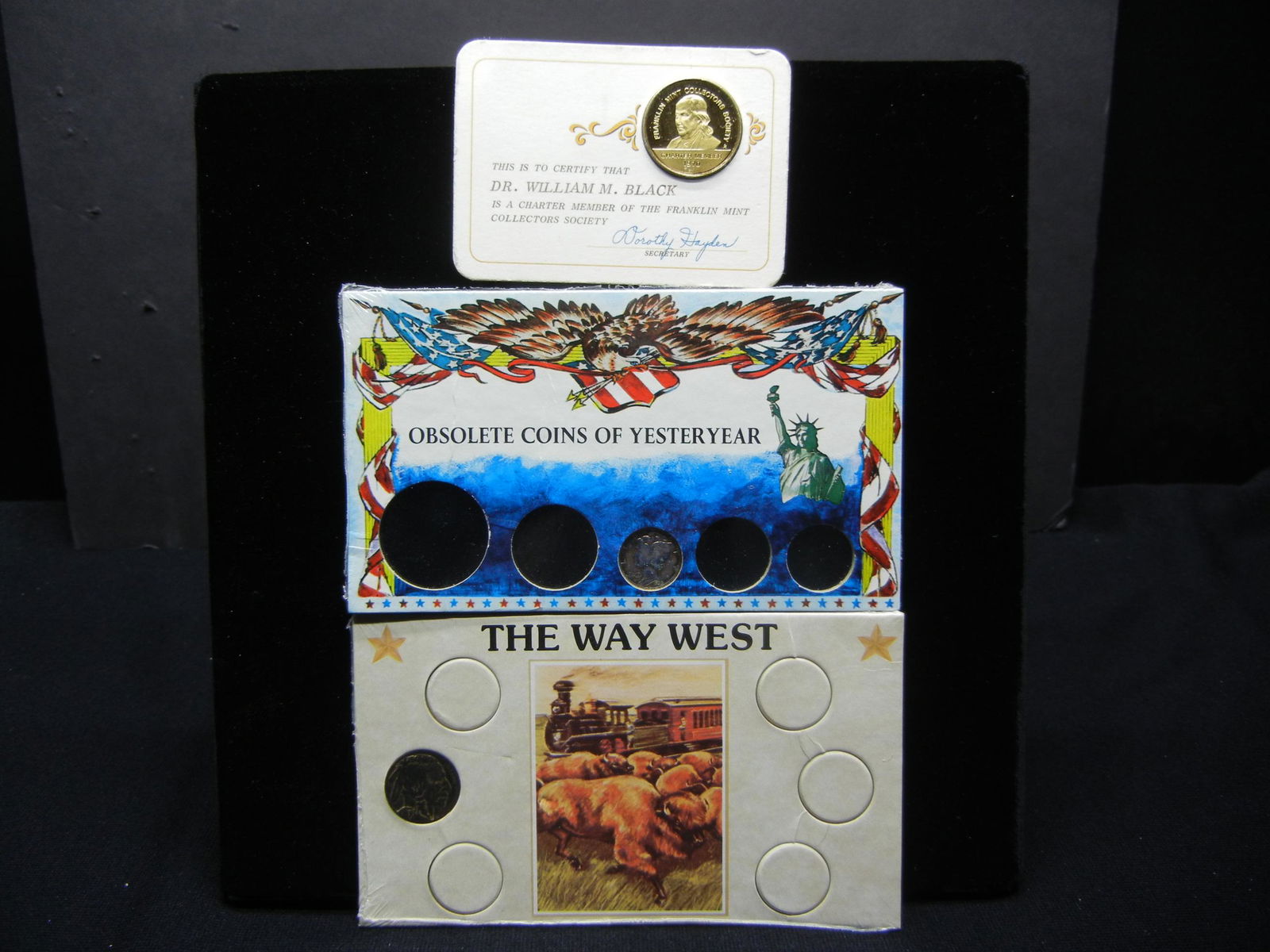 1970 Franklin Mint Collectors Coin, 1939 Mercury Dime, (1 of 12)