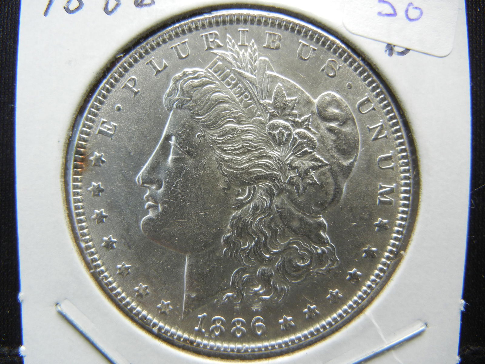 1886 Morgan Dollar.  Choice Brilliant Uncirculated. (1 of 3)