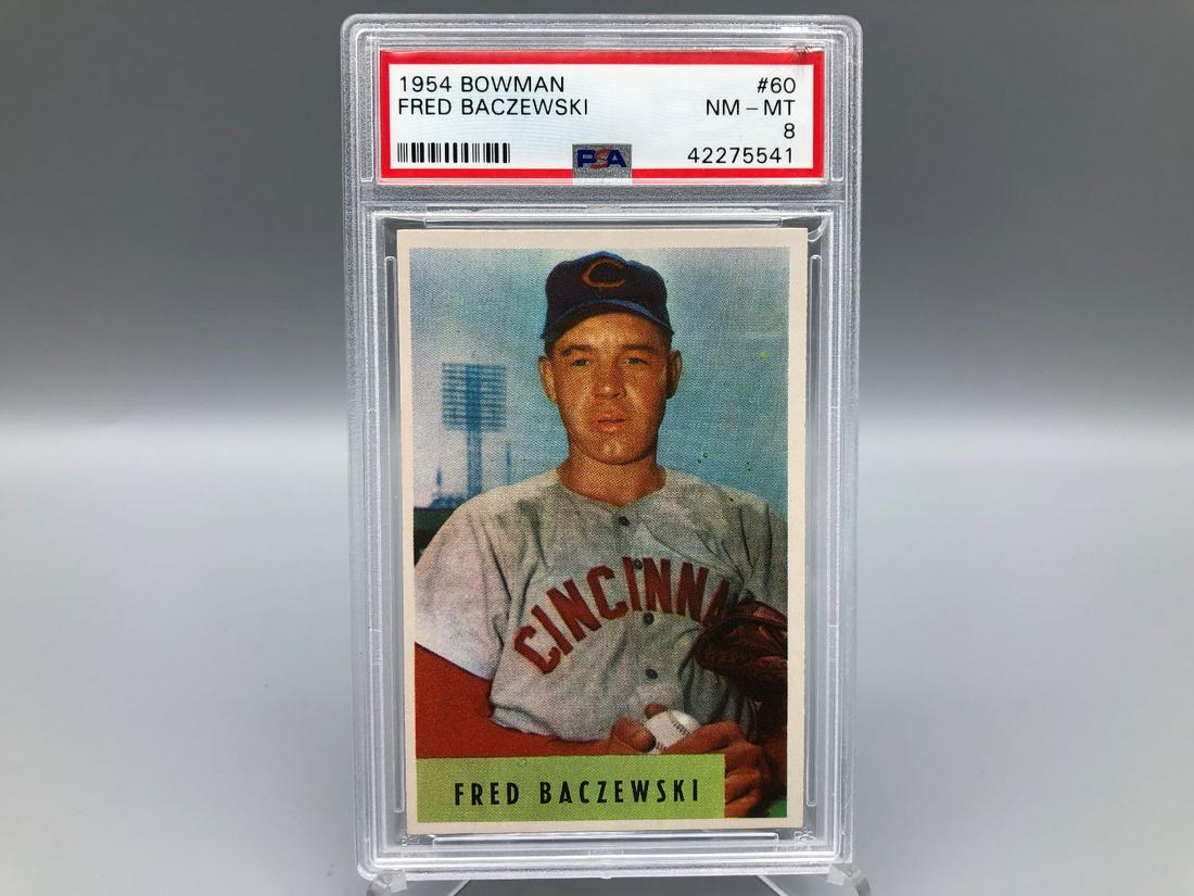 1954 Bowman Fred Baczewski #60 PSA 8 (1 of 2)