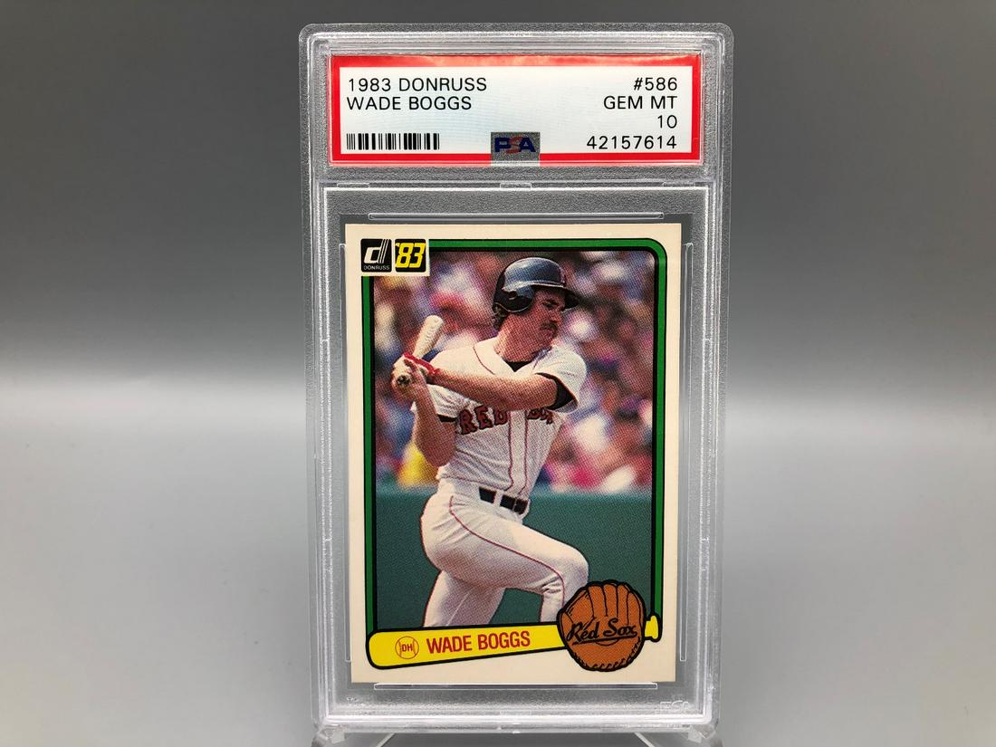 1983 Donruss Wade Boggs #586 RC PSA GEM MT 10: 1983 Donr