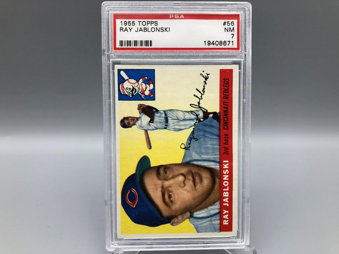 1955 Topps Ray Jablonski #56 PSA 7 (1 of 2)