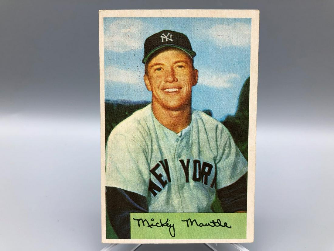 1954 Bowman Mickey Mantle #65 (1 of 2)