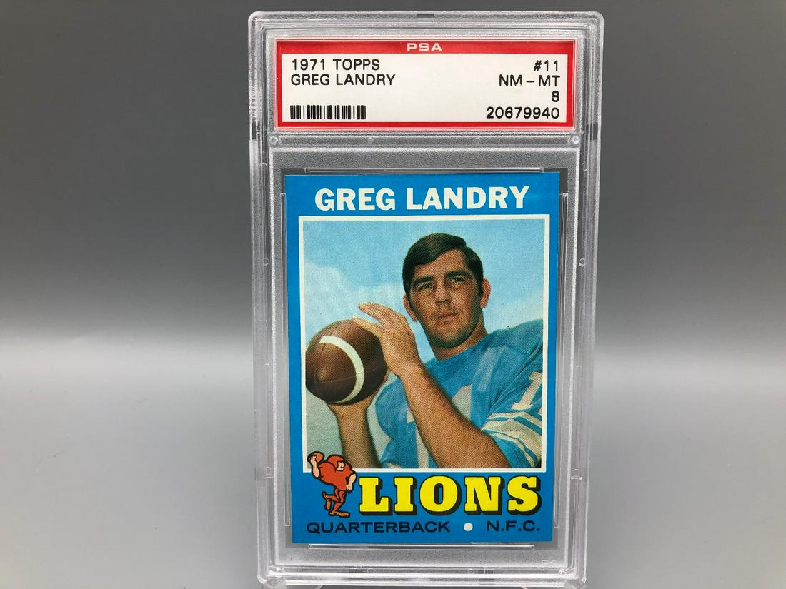 1971 Topps Greg Landry #11 PSA 8 (1 of 2)