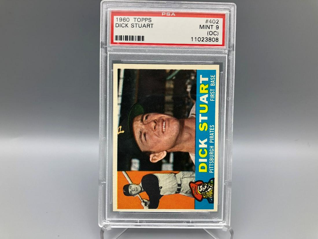 1960 Topps Dick Stuart #402 PSA 9 (OC) (1 of 2)