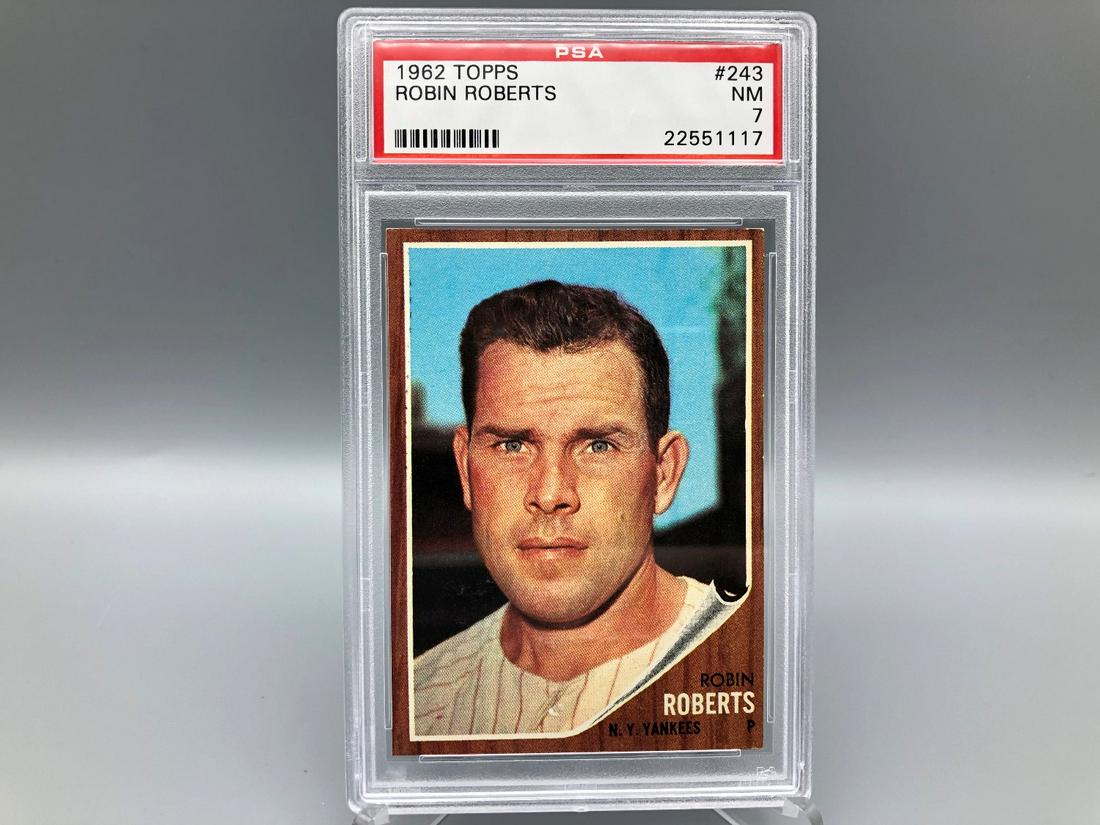 1962 Topps Robin Roberts #243 PSA 7 (1 of 2)