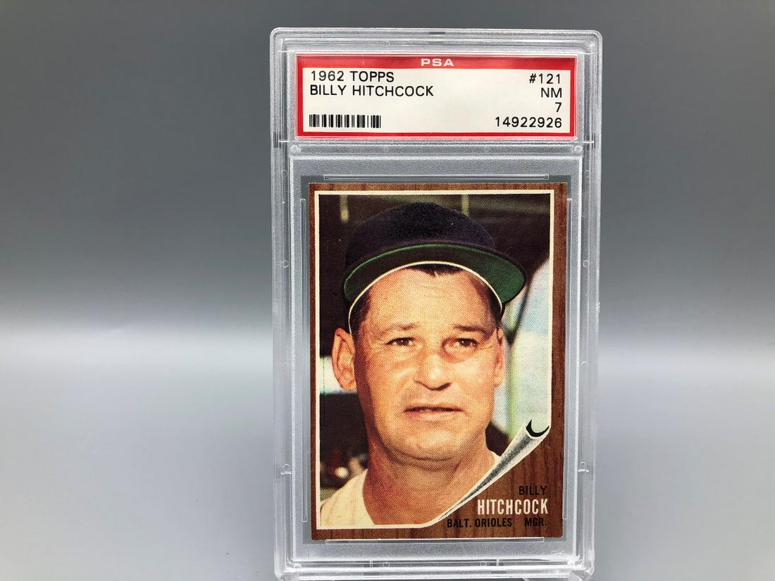 1962 Topps Billy Hitchcock #121 PSA 7 (1 of 2)