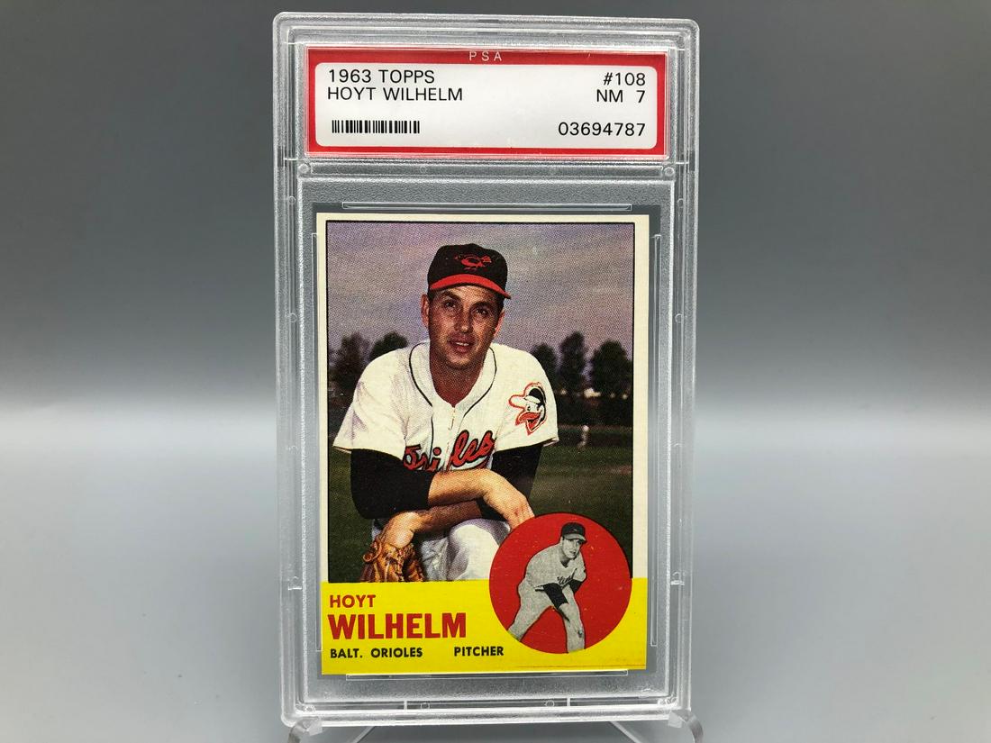 1963 Topps Hoyt Wilhelm #108 PSA 7 (1 of 2)