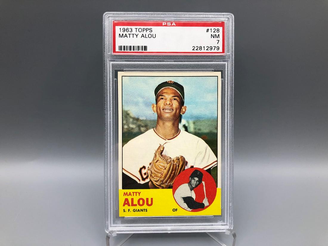1963 Topps Matty Alou #128 PSA 7 (1 of 2)