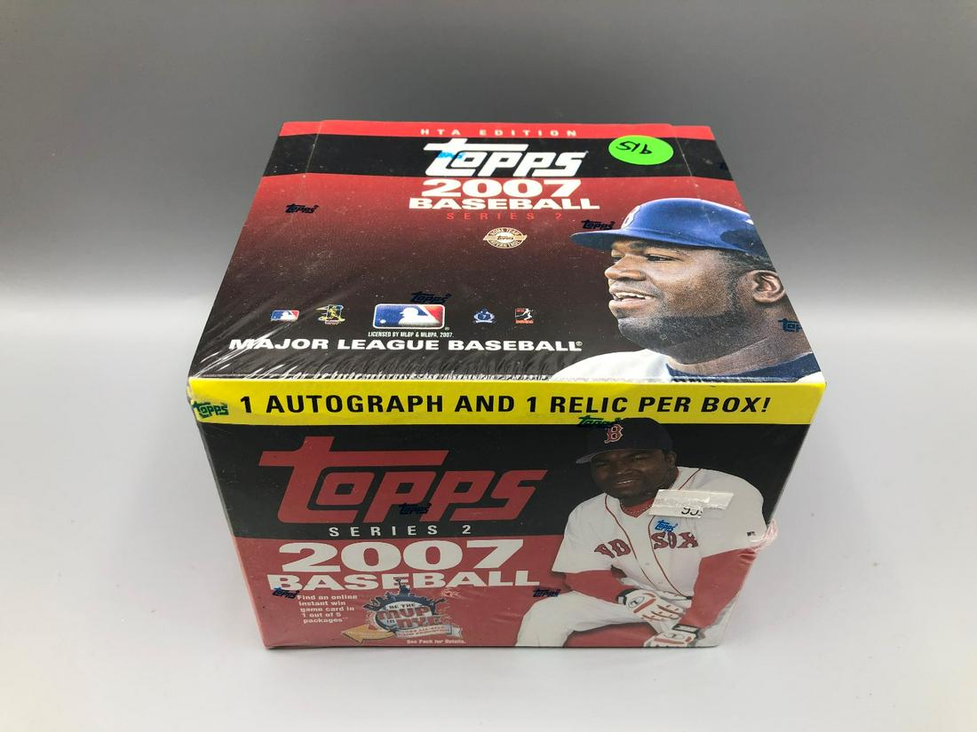 2007 Topps Baseball Series Two Unopened Jumbo Box - 10 (1 of 2)