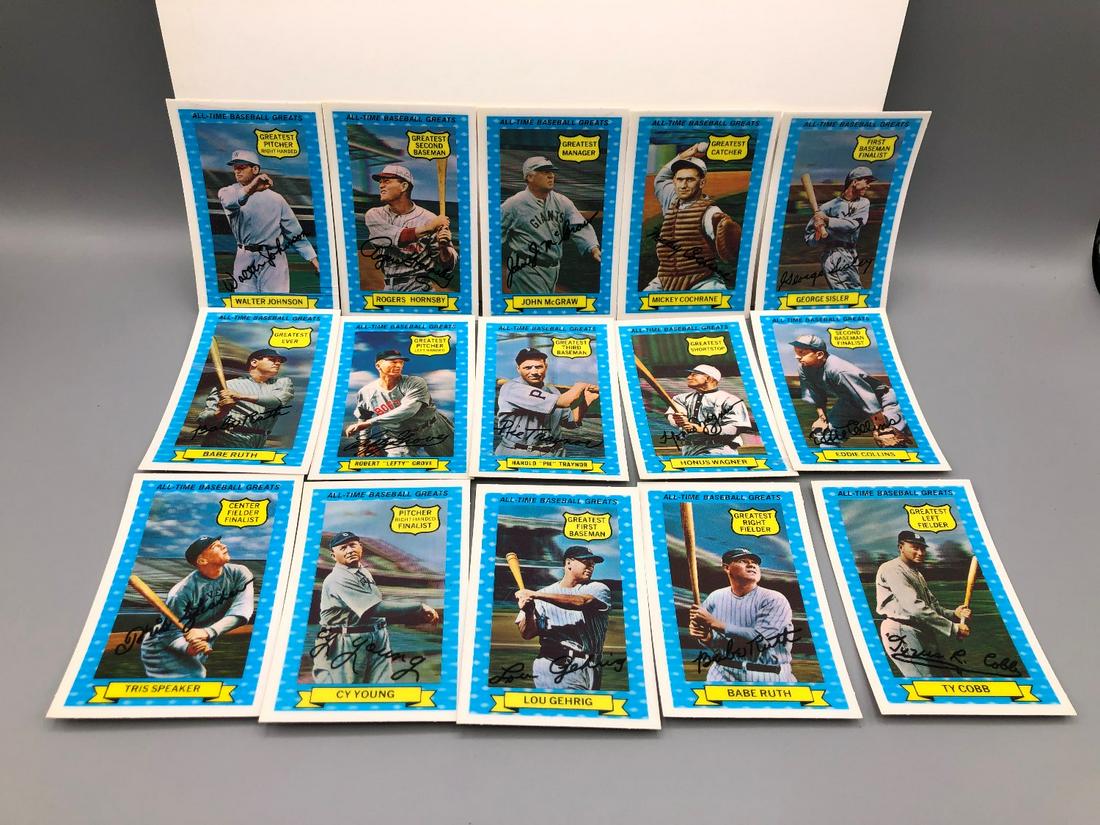 1972 Kelloggs All Time Baseball Greats Complete Set - (1 of 4)