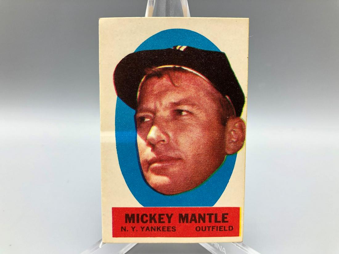 1963 Topps Peel Offs Mickey Mantle (1 of 2)