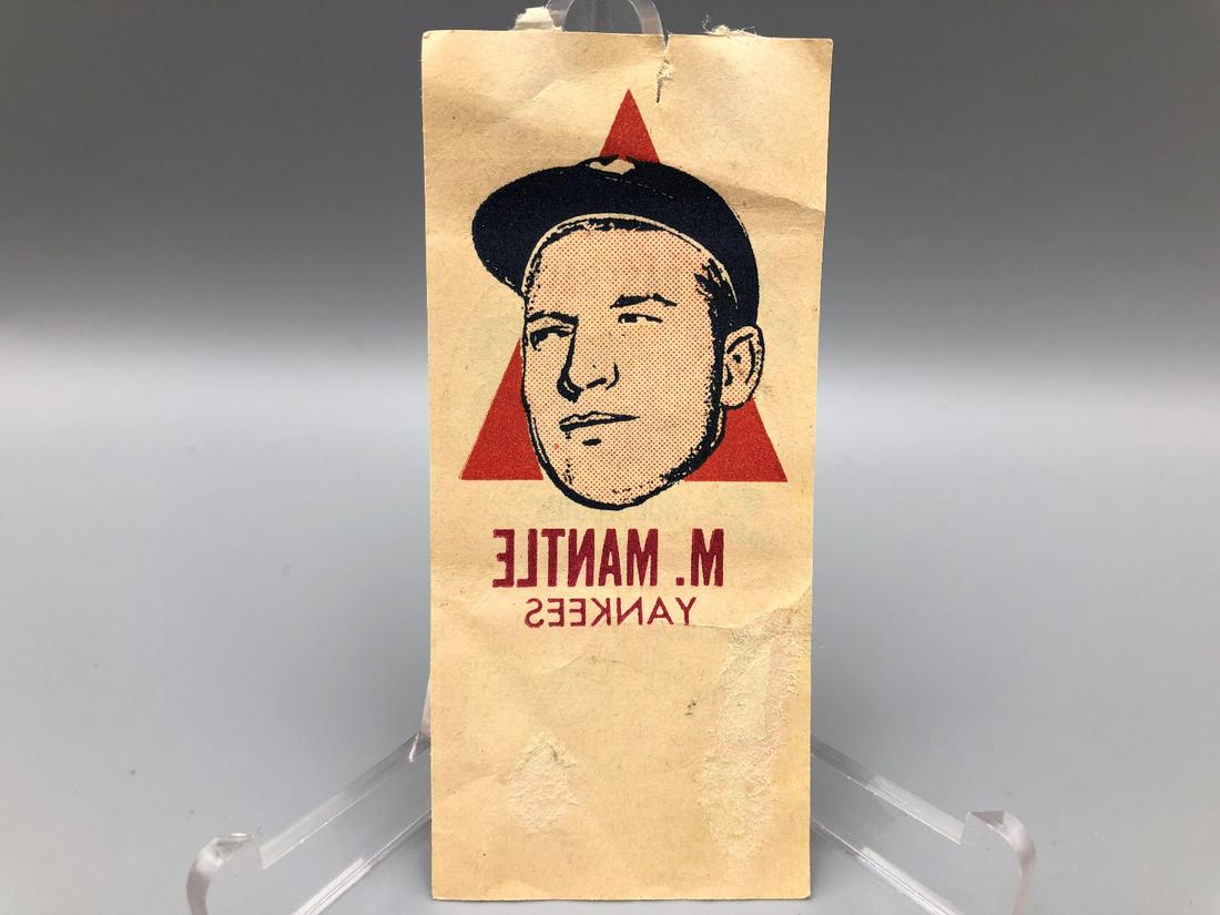 1964 Topps Baseball Photo Tatoo Mickey Mantle  (1 of 2)