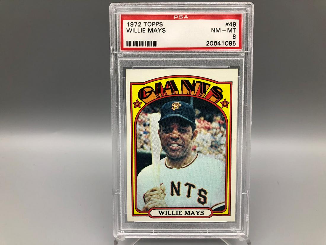 1972 Topps Willie Mays #49 PSA 8: 1972 Topp