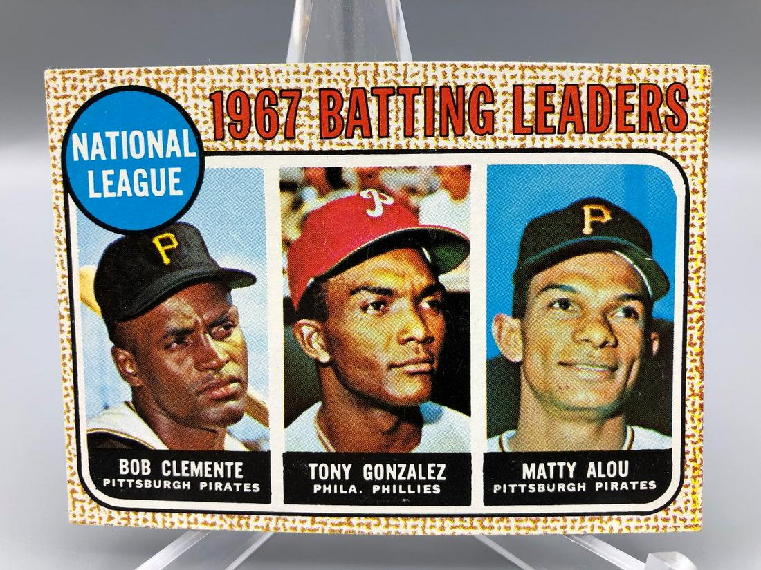 1968 Topps Batting Leaders #1 - Roberto Clemente (1 of 2)