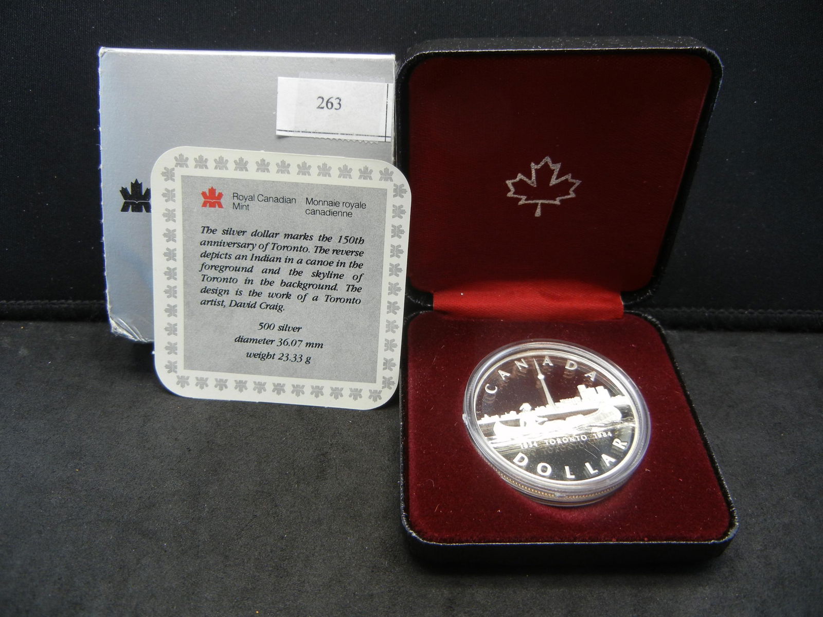 1984 Canada Proof Silver Dollar (1 of 4)