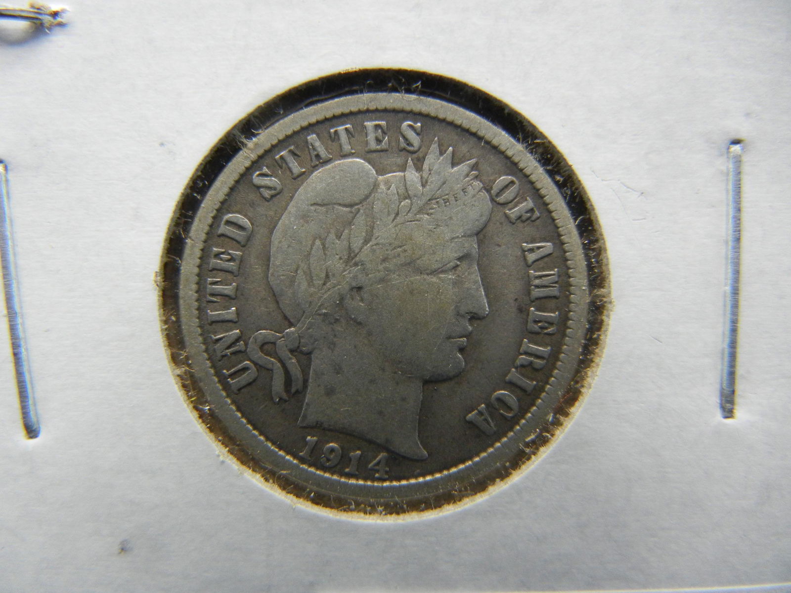 1914 Barber Dime Strong Details (1 of 3)