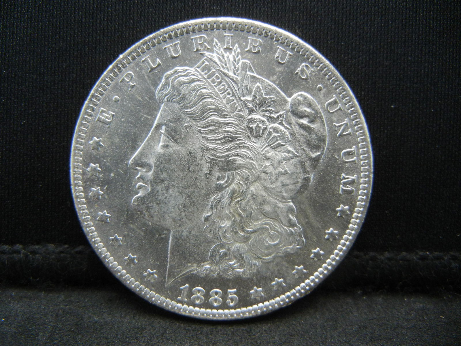 1885 O Morgan Dollar CH BU+ Frosty (1 of 2)