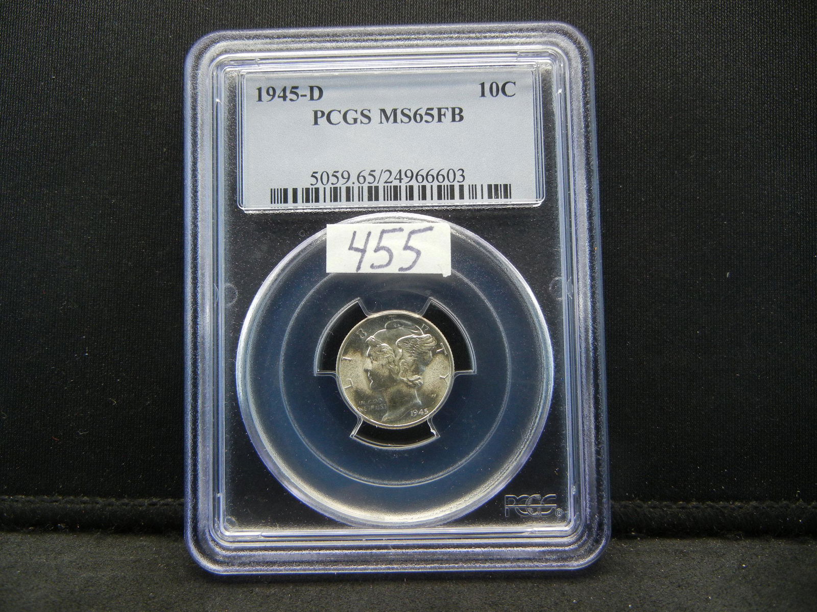 1945 D Mercury Dime PCGS MS65FB (1 of 4)