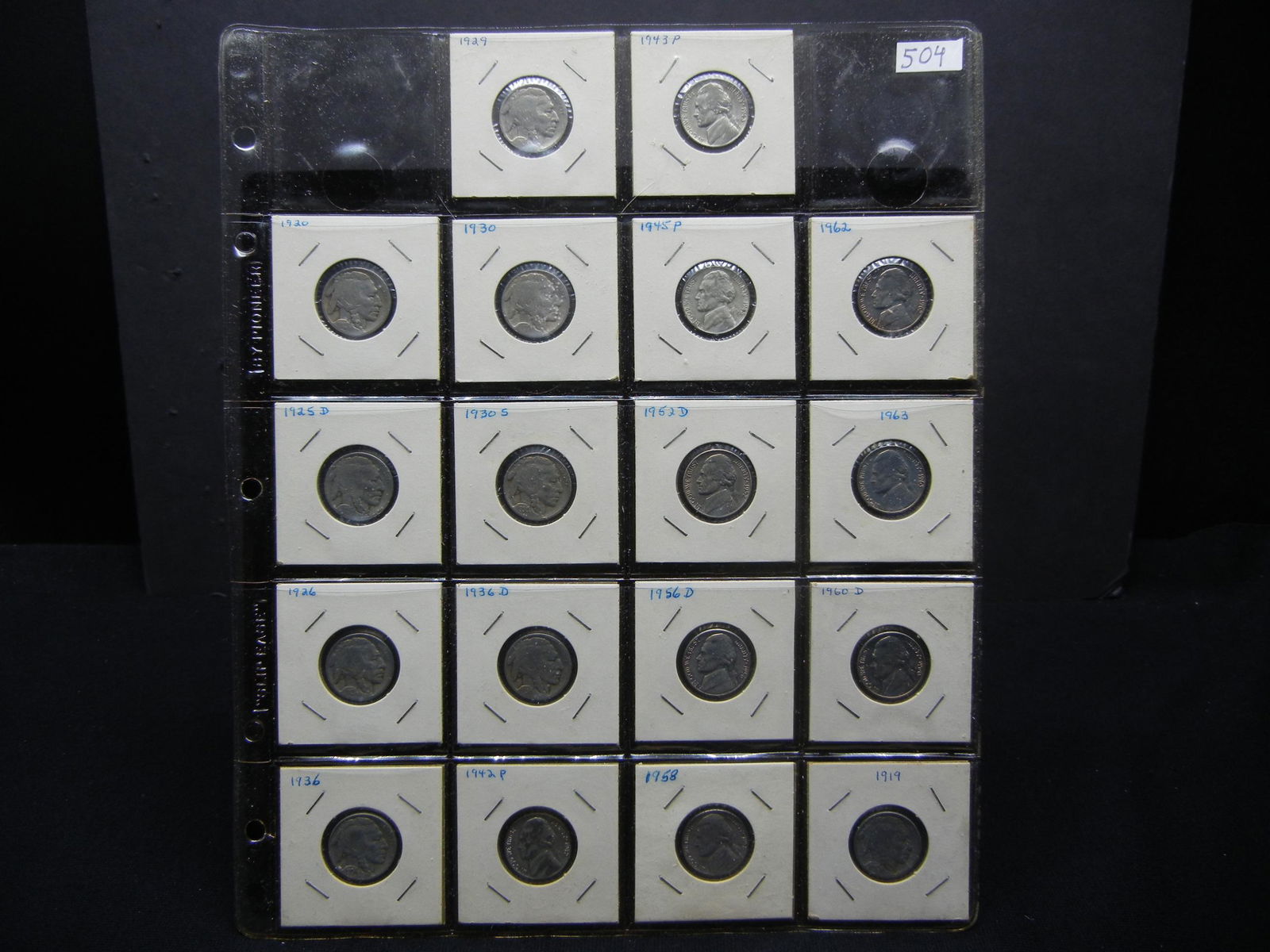 (9) Full Date Buffalo Nickels Better Dates Included (3) (1 of 11)