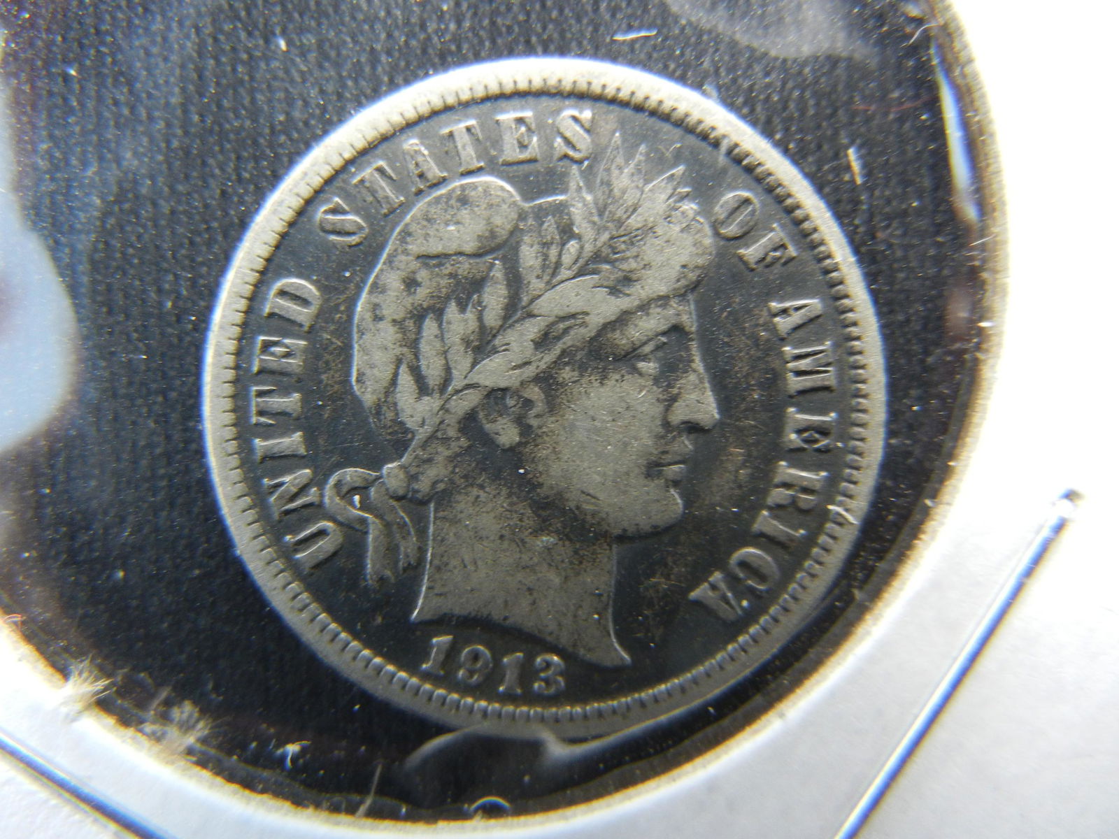 1913 Barber Dime Strong Details (1 of 3)