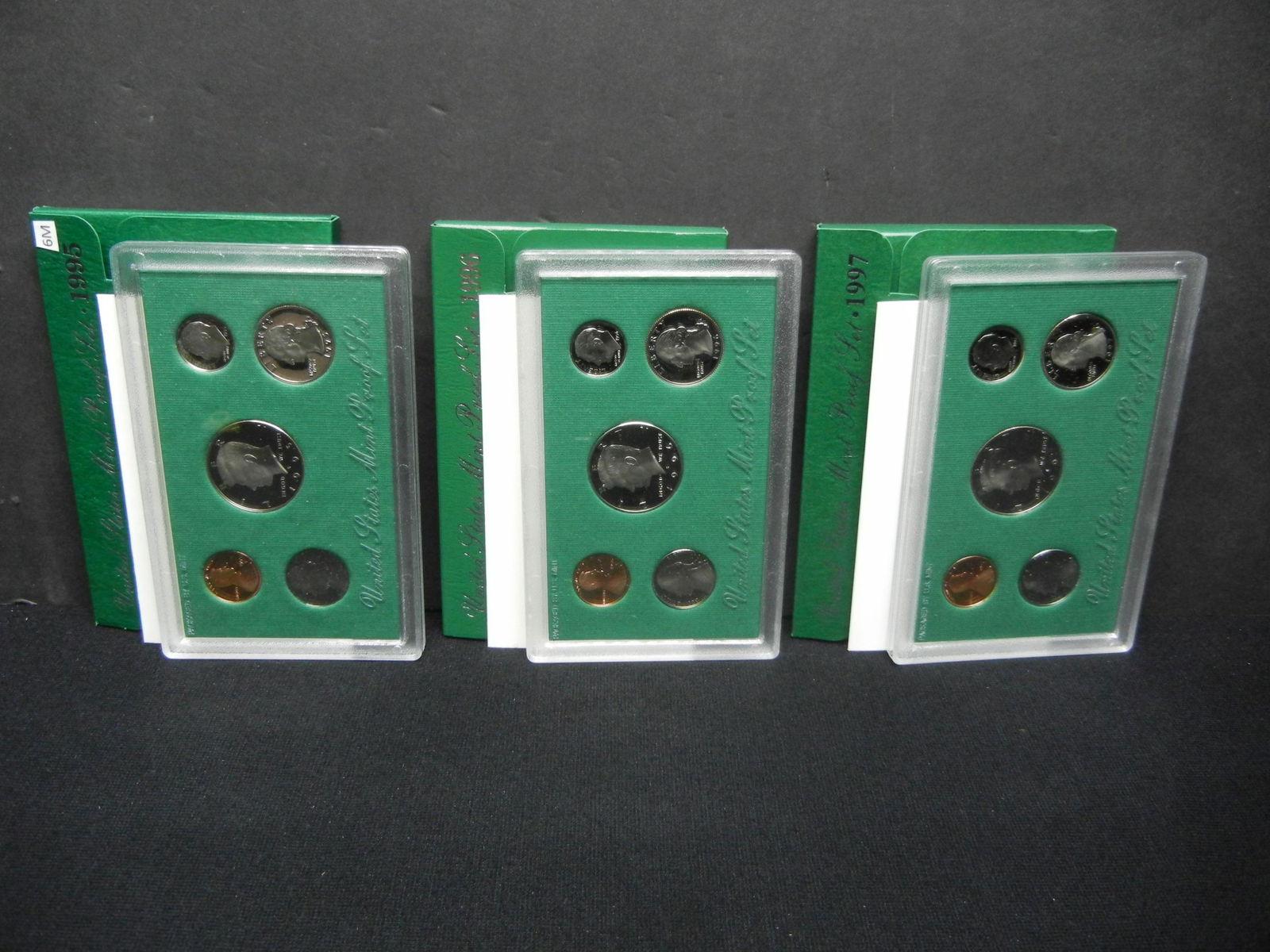 1995 1996 1997 United States Mint 5-Coin Proof Sets (1 of 10)