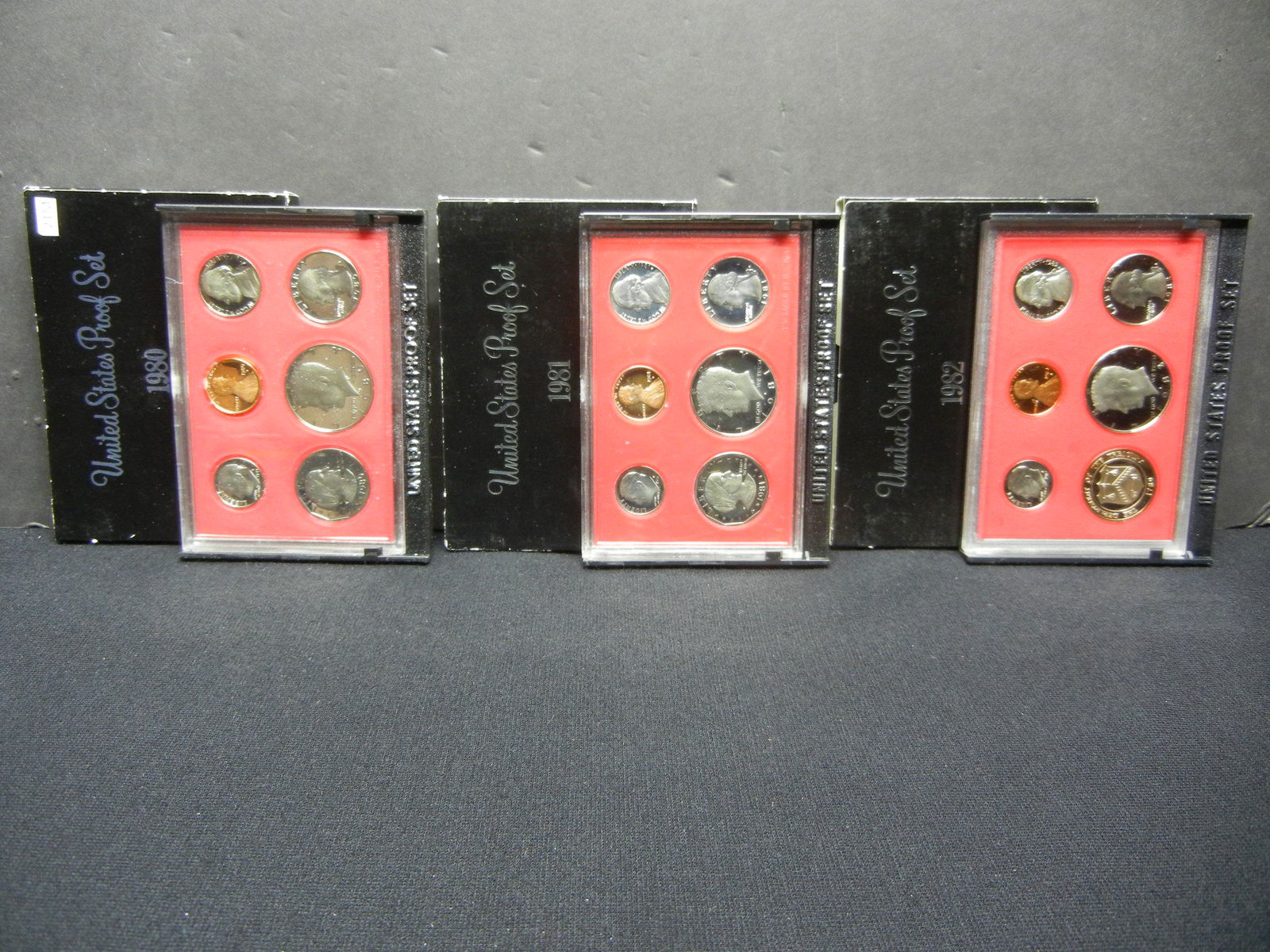 1980 1981 1982 United States Mint 6-Coin Proof Sets (1 of 7)