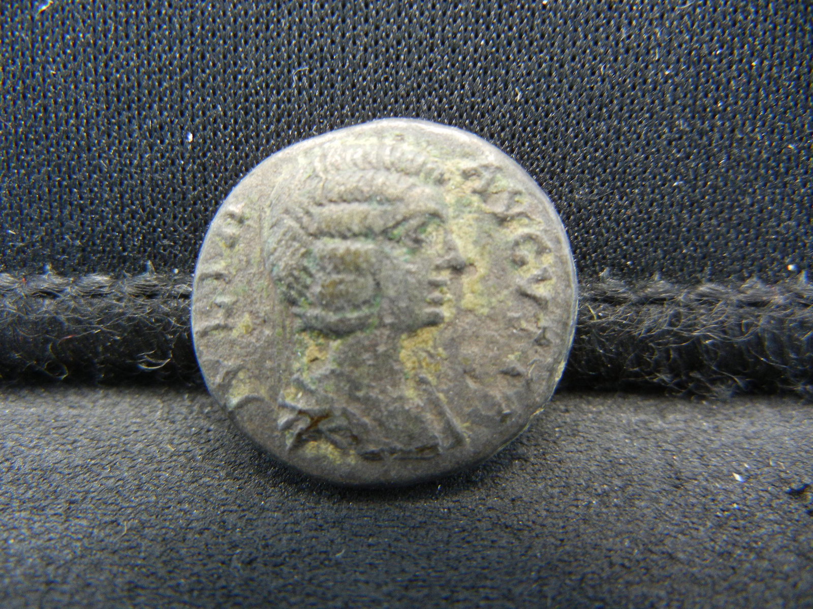 Julia Domna, Wife of Septimius, Ancient Roman Coin,: Julia Domna, Wife of Septimius, Ancient Roman Coin, 193-211 A.D. Denarius. Reverse: Pudicitia.