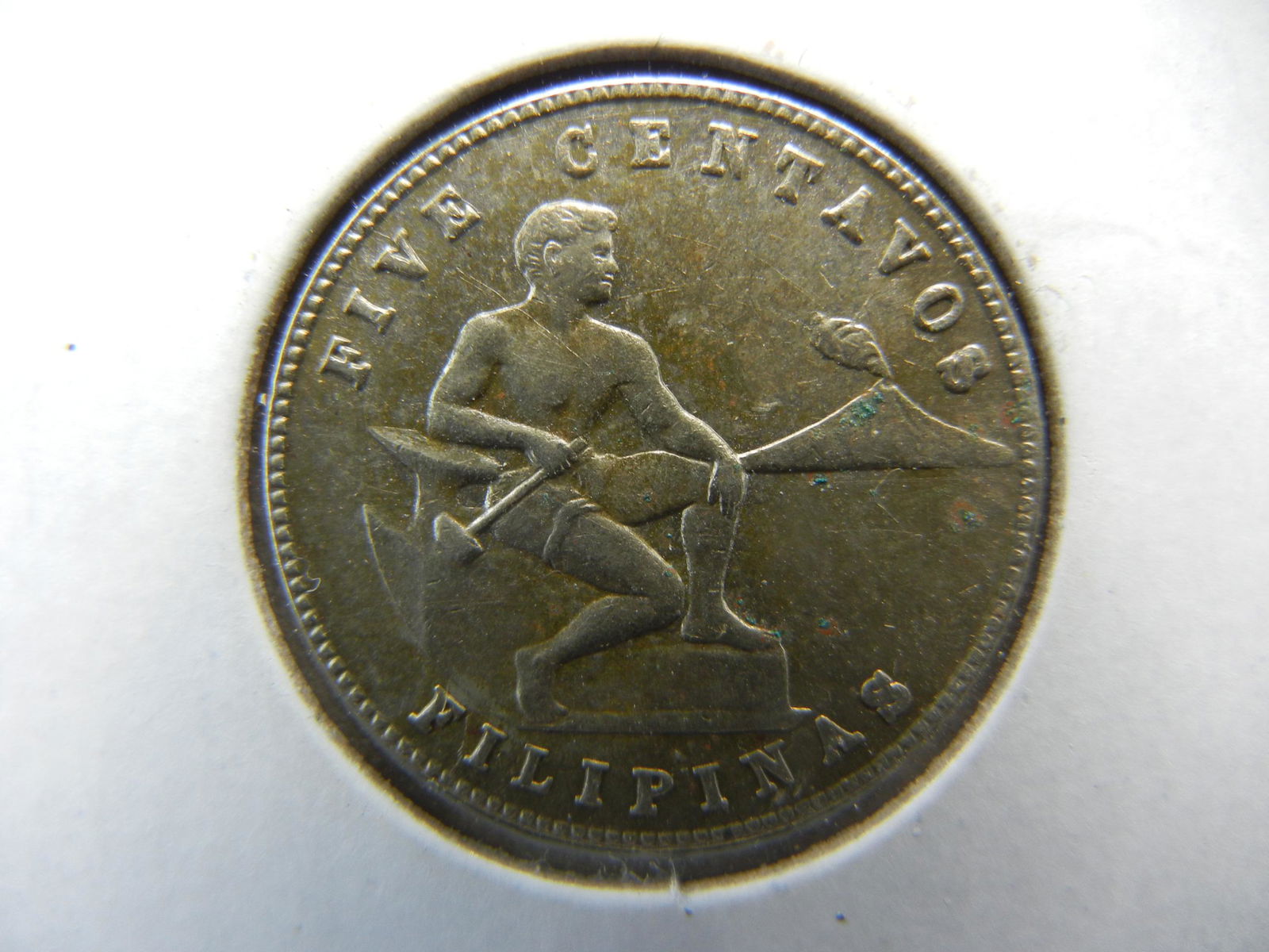 1944 S Five Centavos Philippines United States of (1 of 3)