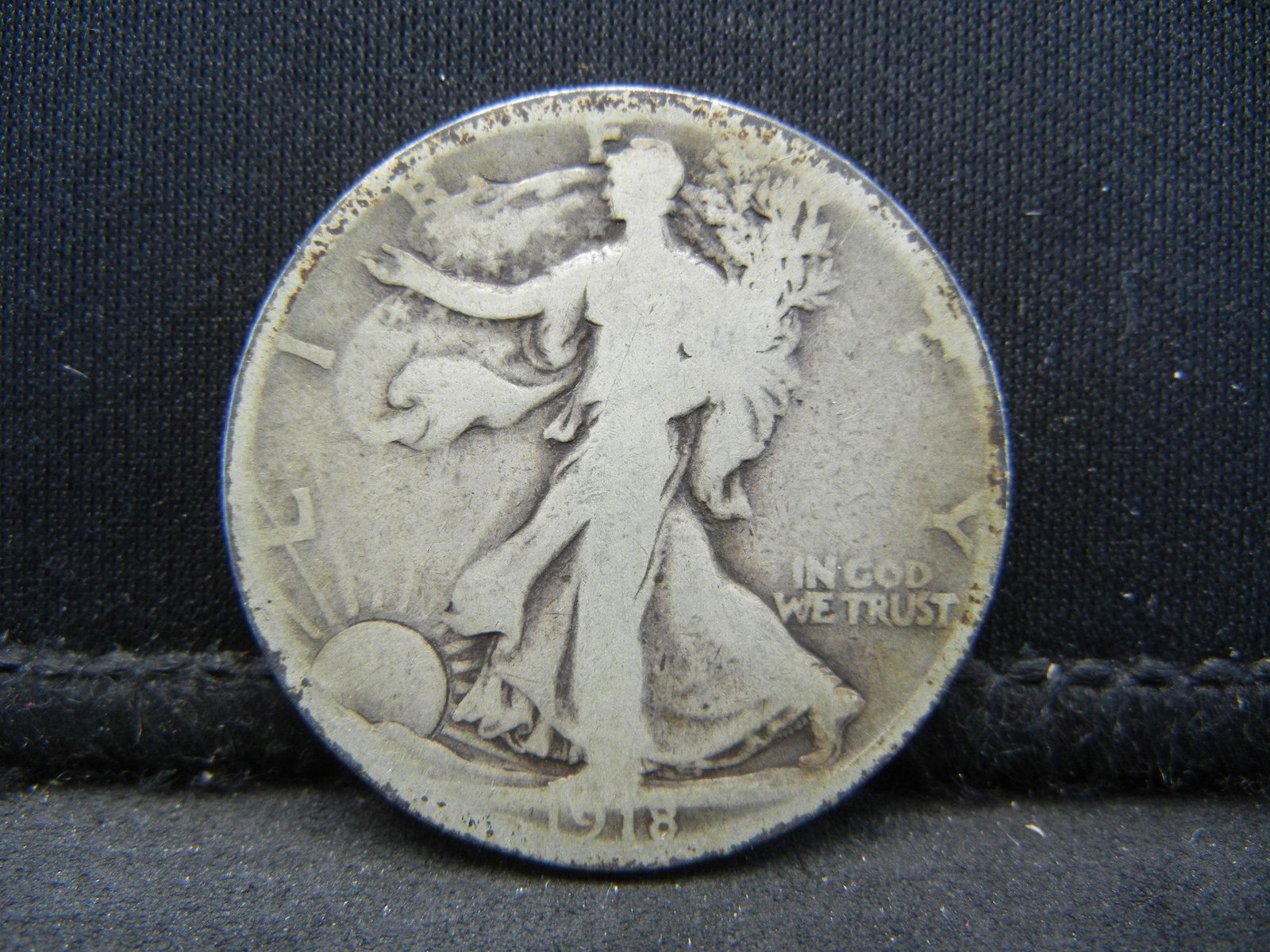 1918-S Walking Liberty Half Dollar - 90% Silver - Early (1 of 2)