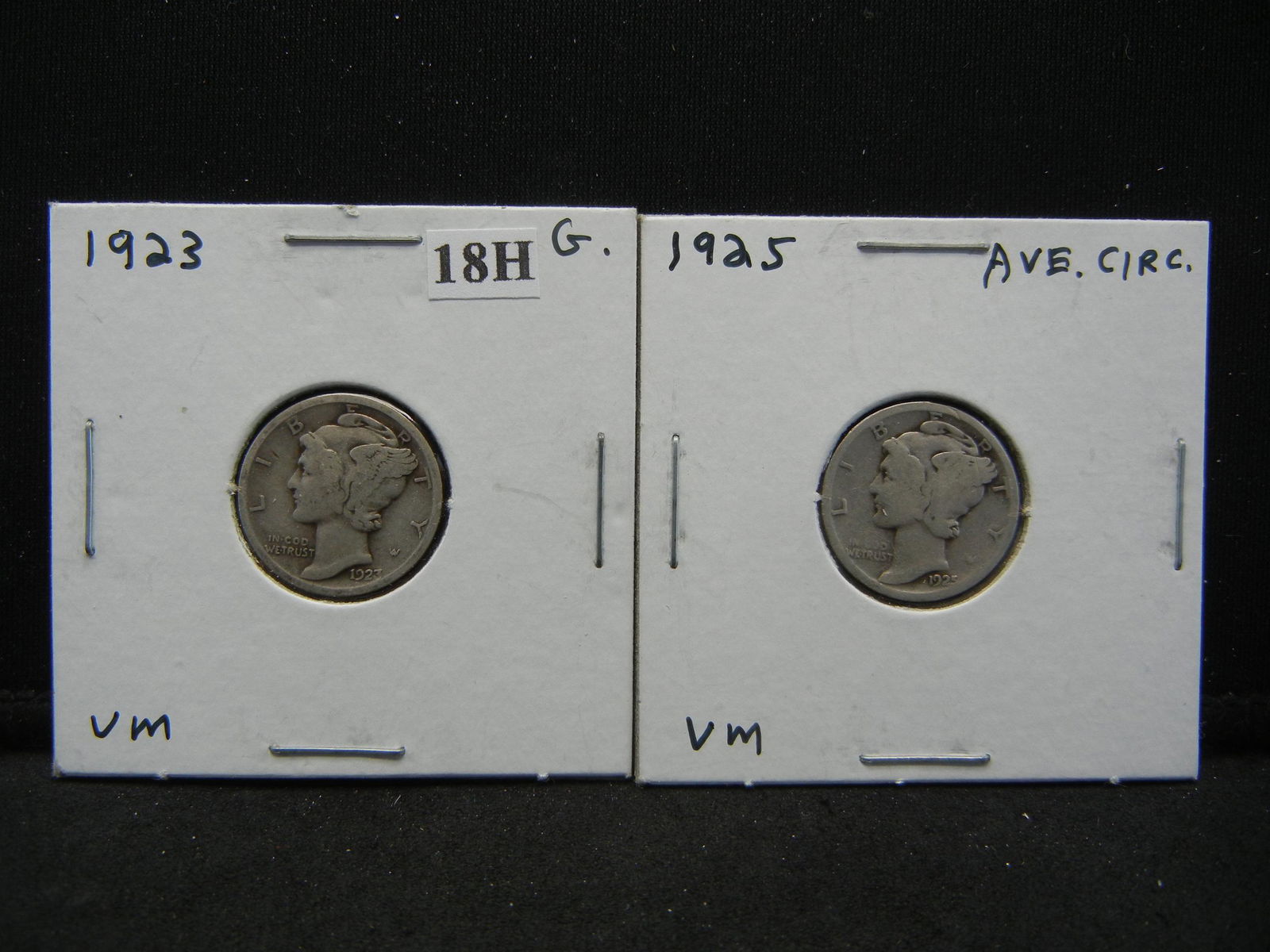 1923 & 1925 Mercury Dimes (1 of 3)