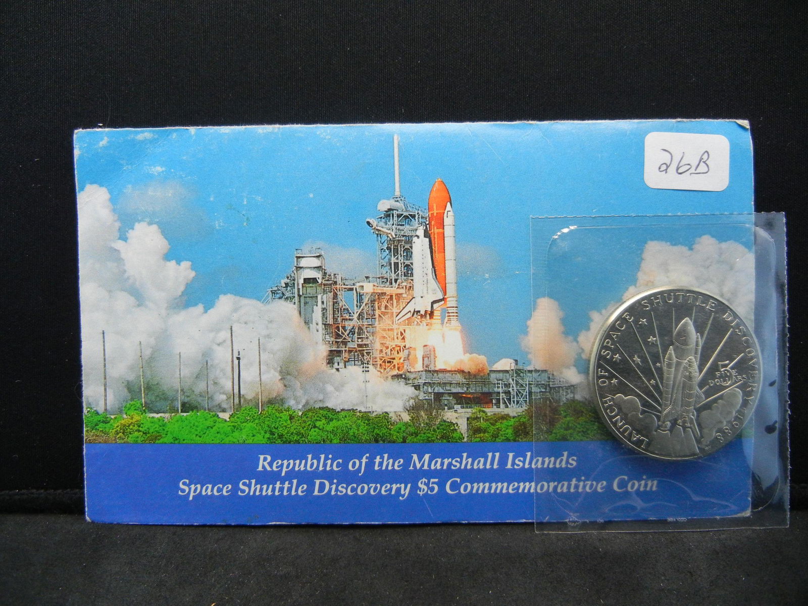1988 Marshall Islands Five Dollar Combative Coin Space (1 of 4)
