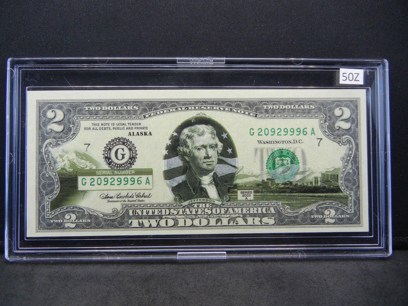 2003 A Two Dollar Note (1 of 4)