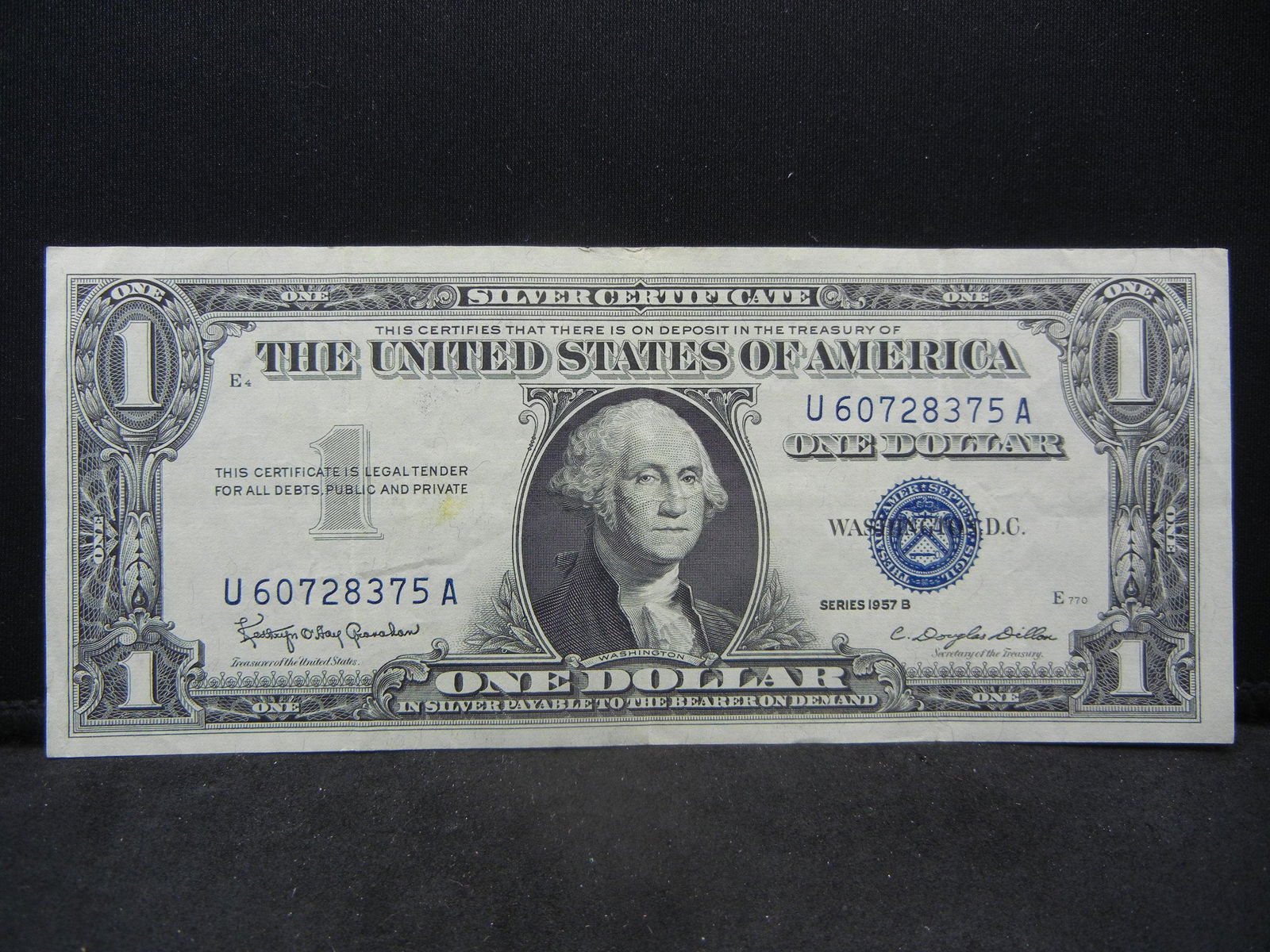 Series 1957 B United States $1.00 Silver Certificate (1 of 3)