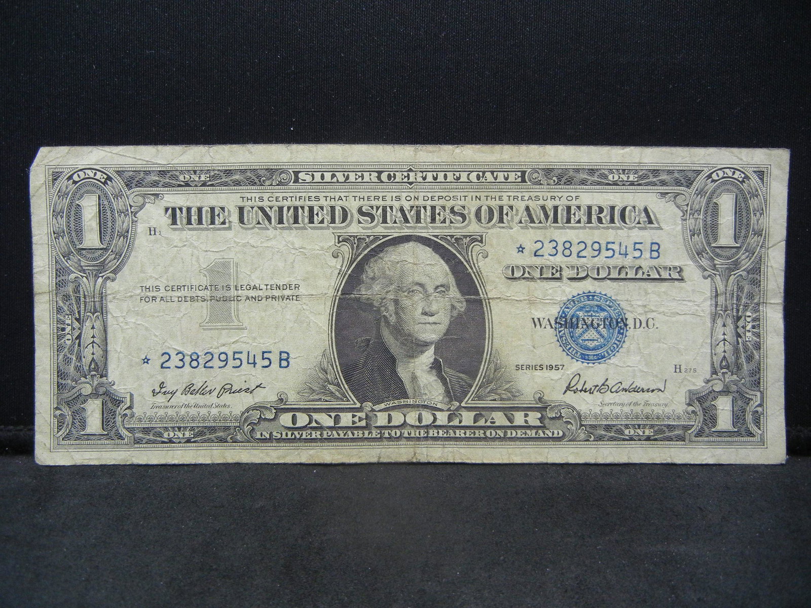 Series 1957 United States $1.00 Silver Certificate Star (1 of 3)