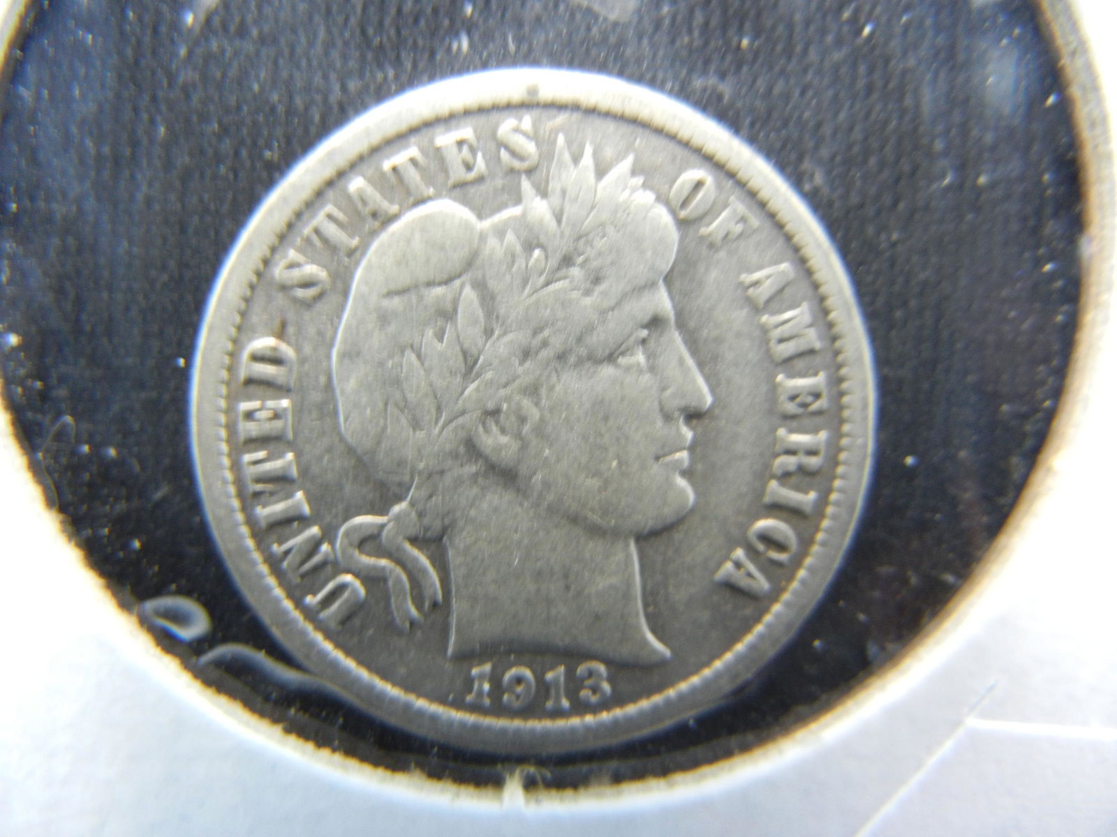 1913 Barber Dime Strong Details (1 of 3)