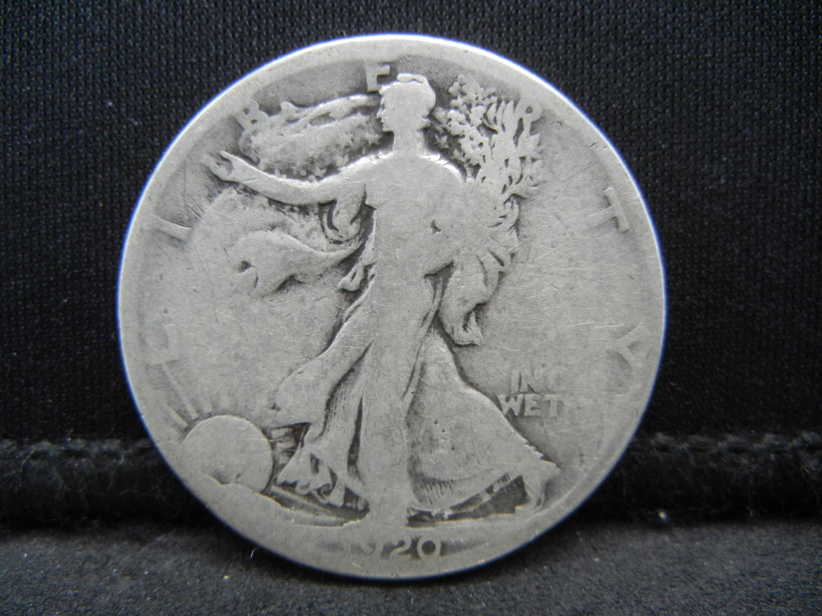 1920-S United States Walking Liberty Silver Half Dollar (1 of 2)