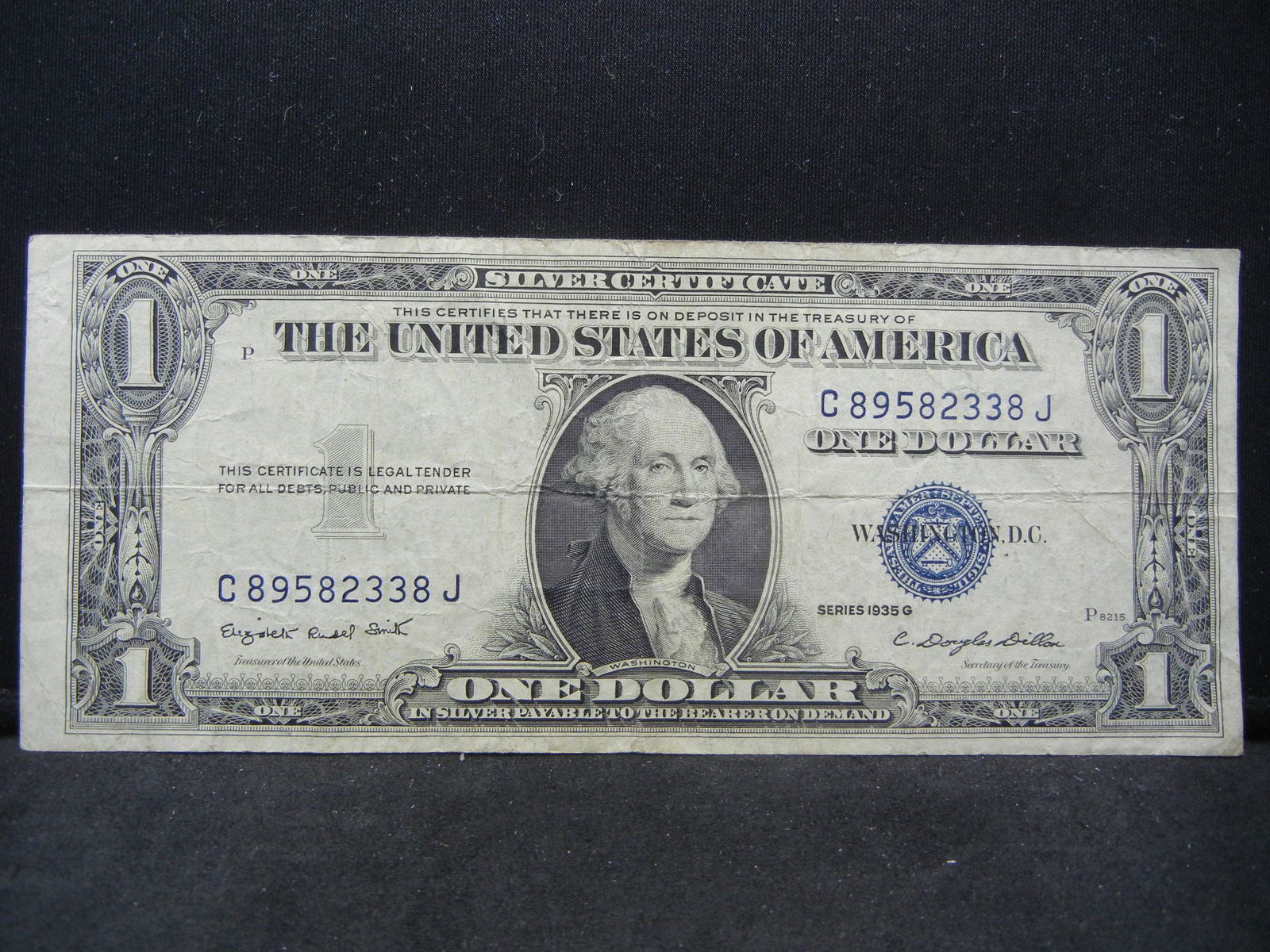 Series 1935 G United States $1.00 Silver Certificate (1 of 3)