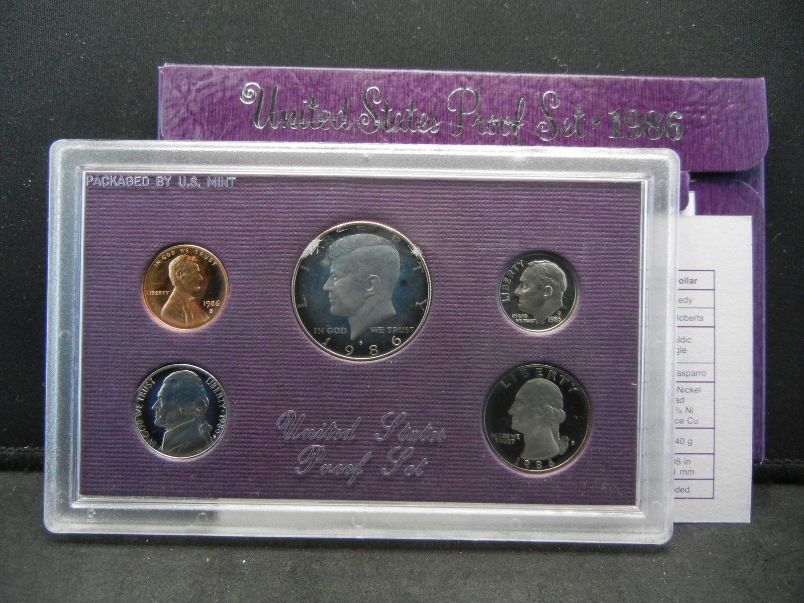 1986 United States Proof Clad Set w/ Original Packaging (1 of 4)