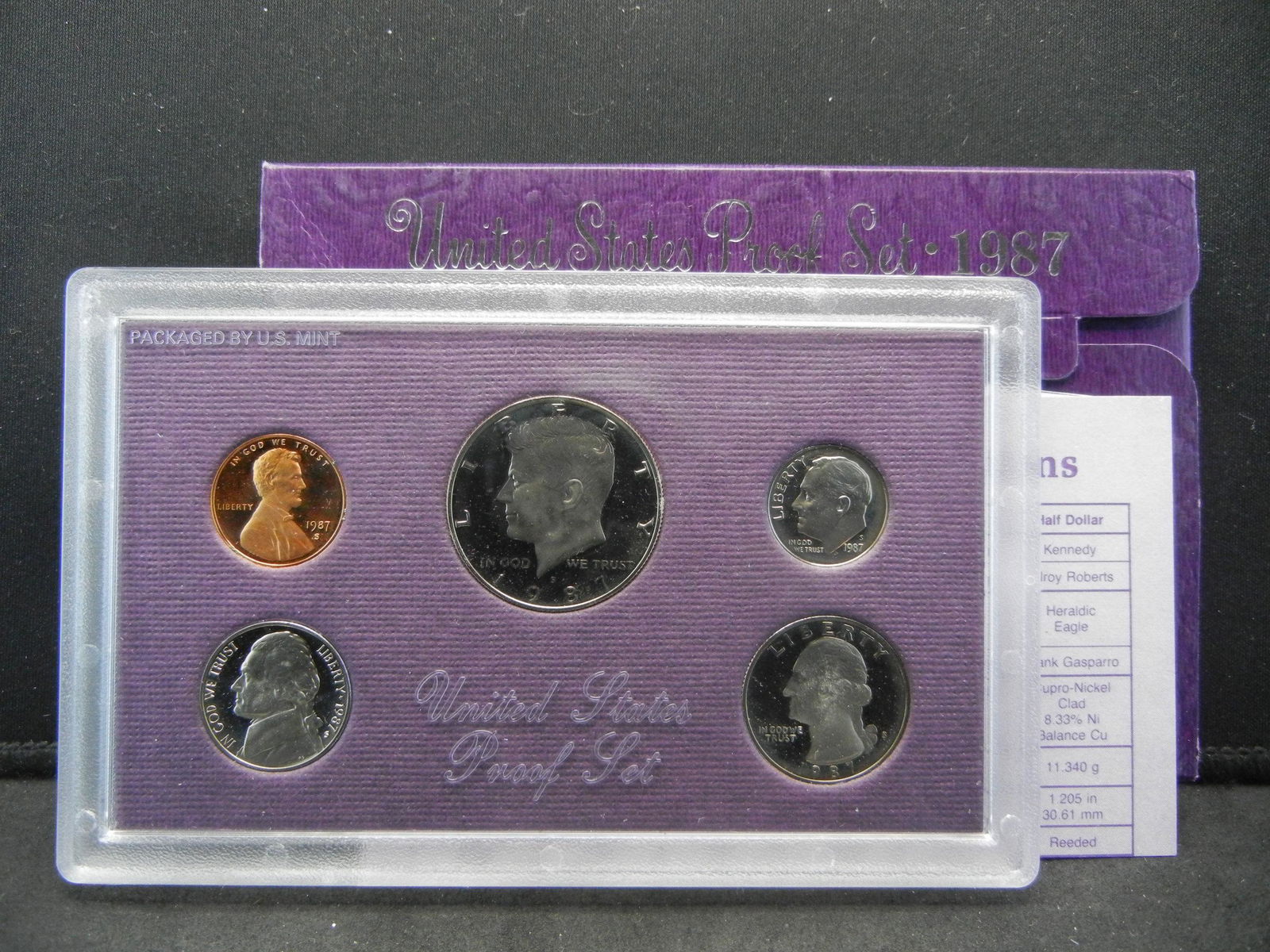 1987 United States Proof Clad Set w/ Original Packaging (1 of 4)