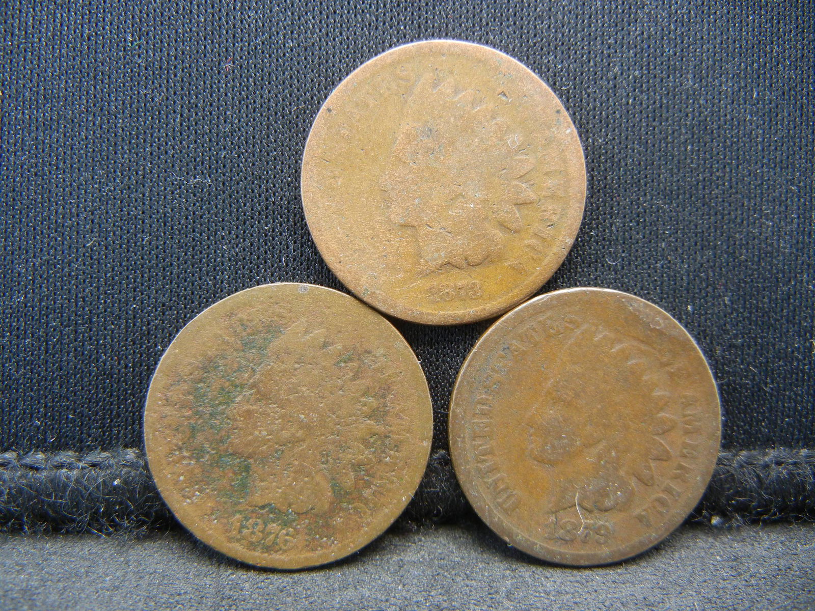 1873,76,79 Indian Cents Better Dates (1 of 2)