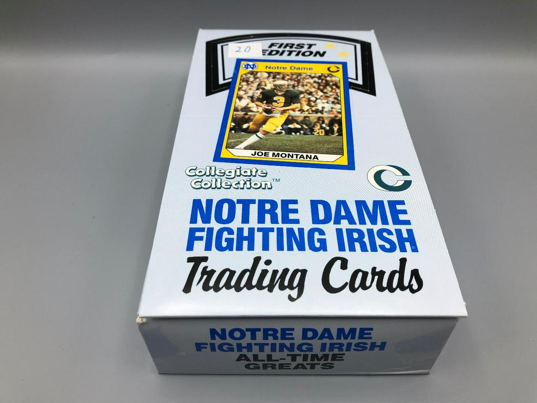 Unopened box of Notre Dame football, first edition (1 of 1)