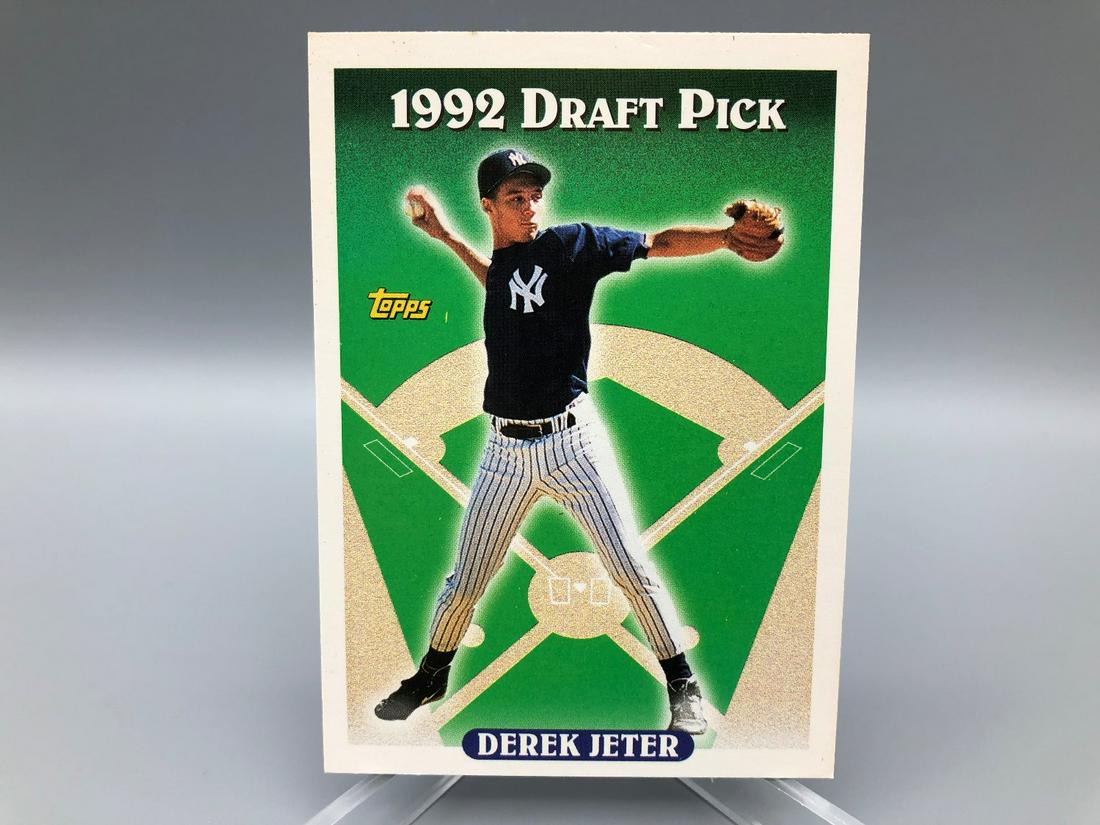 Derek Jeter 1993 Topps rookie card (1 of 2)