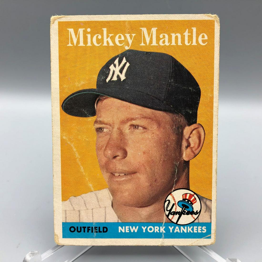1958 Topps Mickey Mantle #150 (1 of 2)