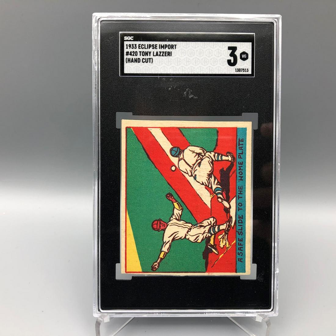 1933 Eclipse Import #420 Tony Lazerri SGC 3 RARE!!! (1 of 3)