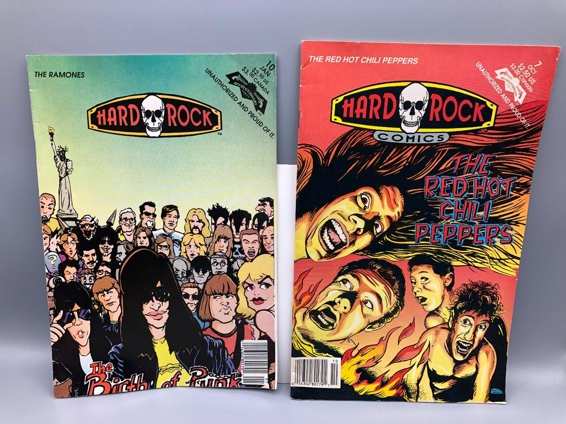 Hard Rock Comics #7 -Red Hot Chili Peppers & #10 - The (1 of 2)