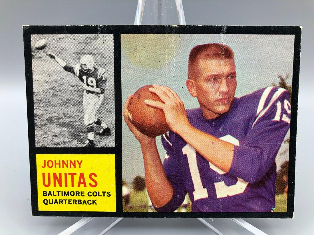 1962 Topps Johnny Unitas #1 HOF (1 of 2)