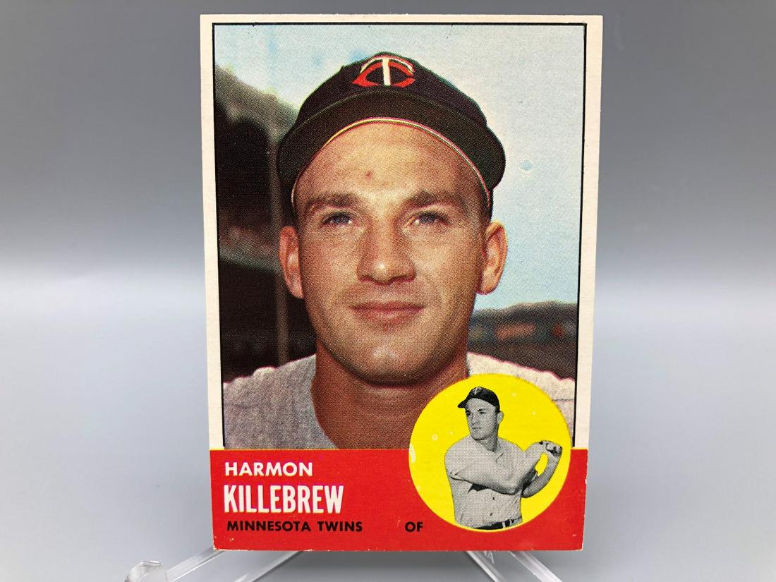 1963 Topps Harmon Killebrew #500 5th Series Short Print (1 of 2)