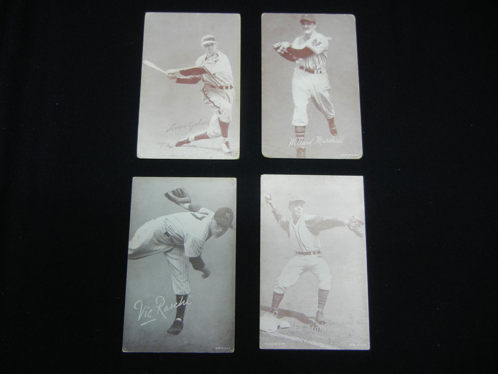 (4) 1947-1966 Exhibits Cards (1 of 2)